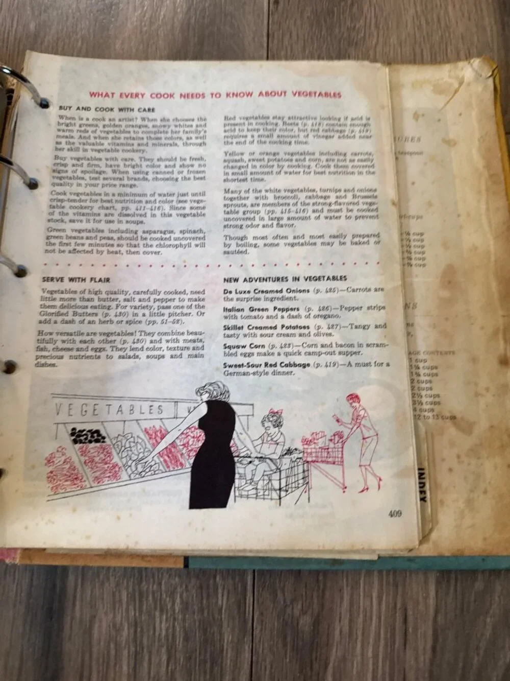 Betty Crockers New Picture Cook Book Vintage 1950s Hardcover Binder